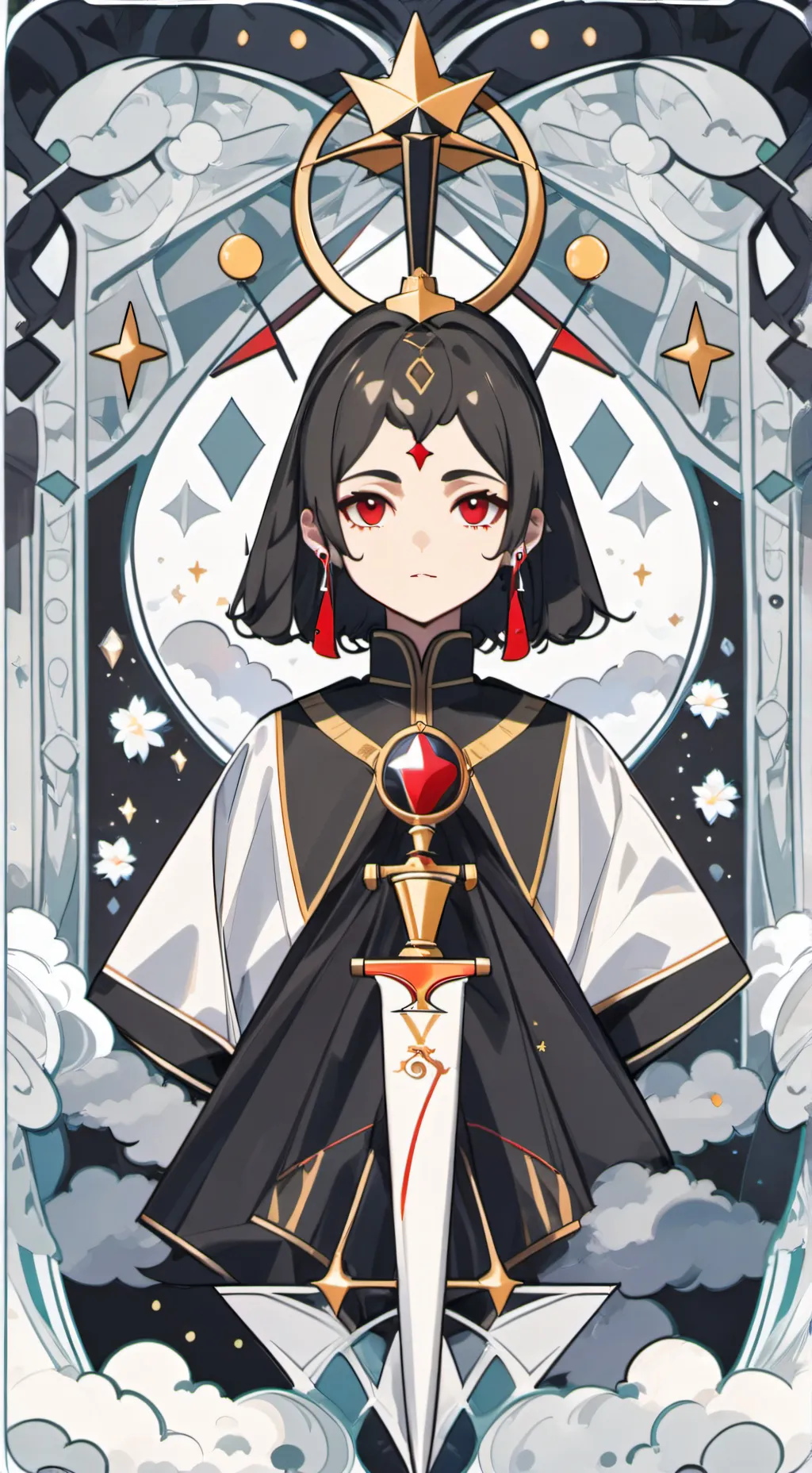 ai character: UppermoonSleepover background