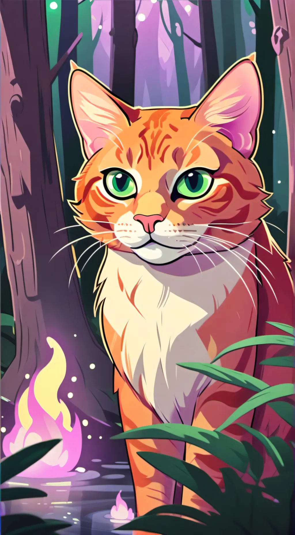 ai character: Firestar background