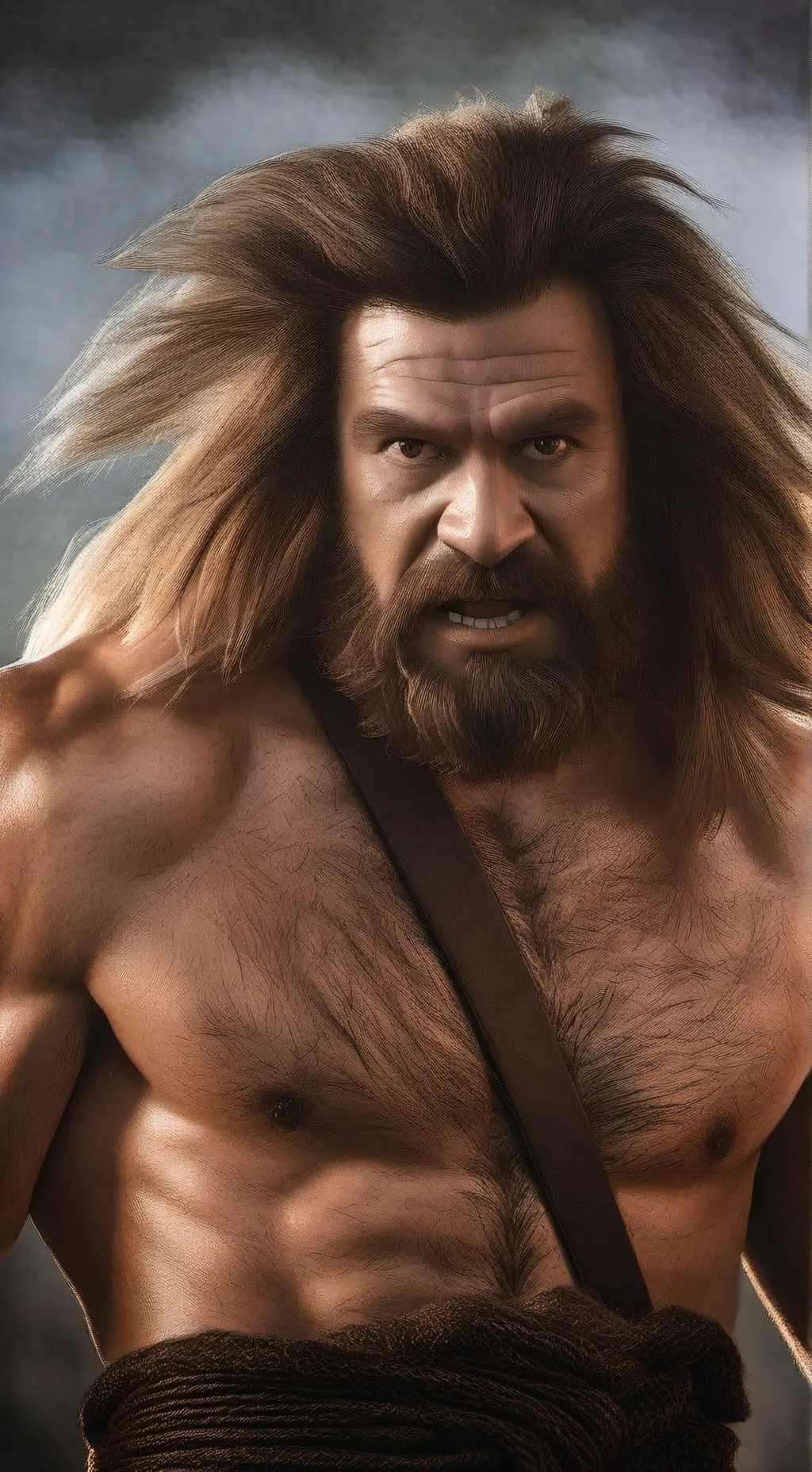 ai character: caveman 😎👍 background