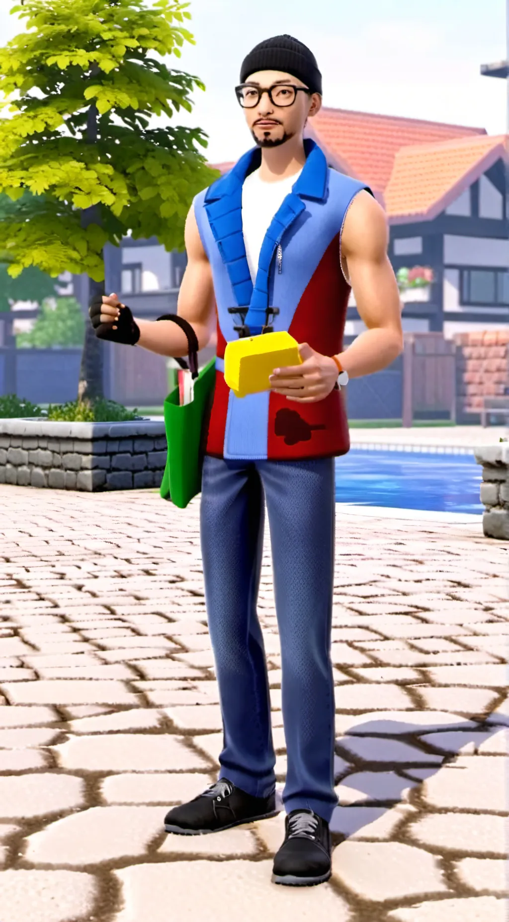 ai character: peakpaken wih oc background