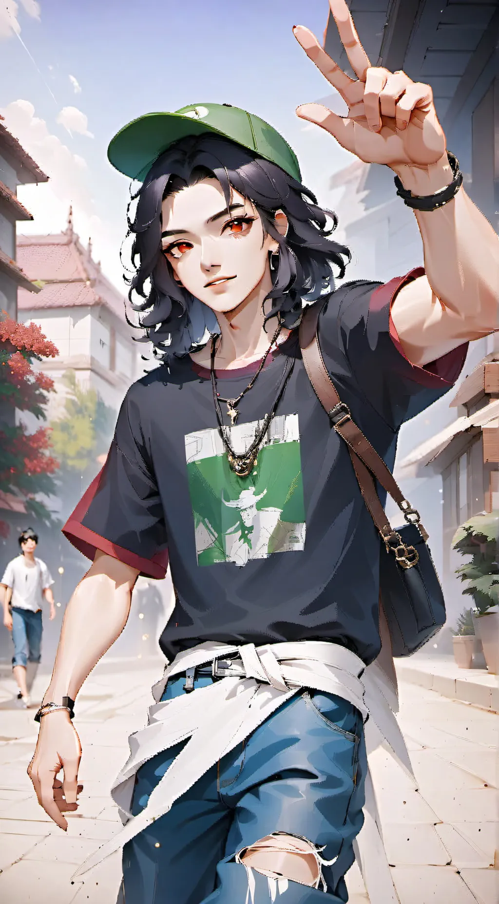 ai character: Geo Richbow background