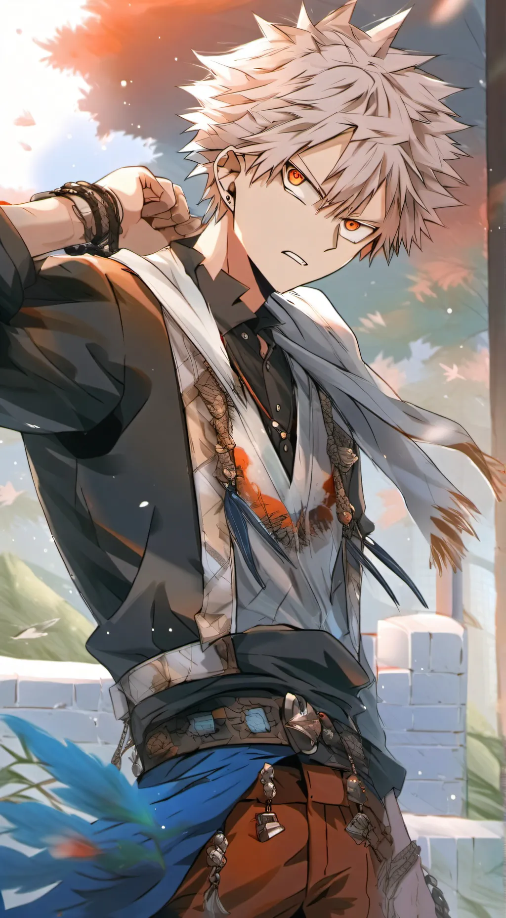 ai character: bakugo simp background