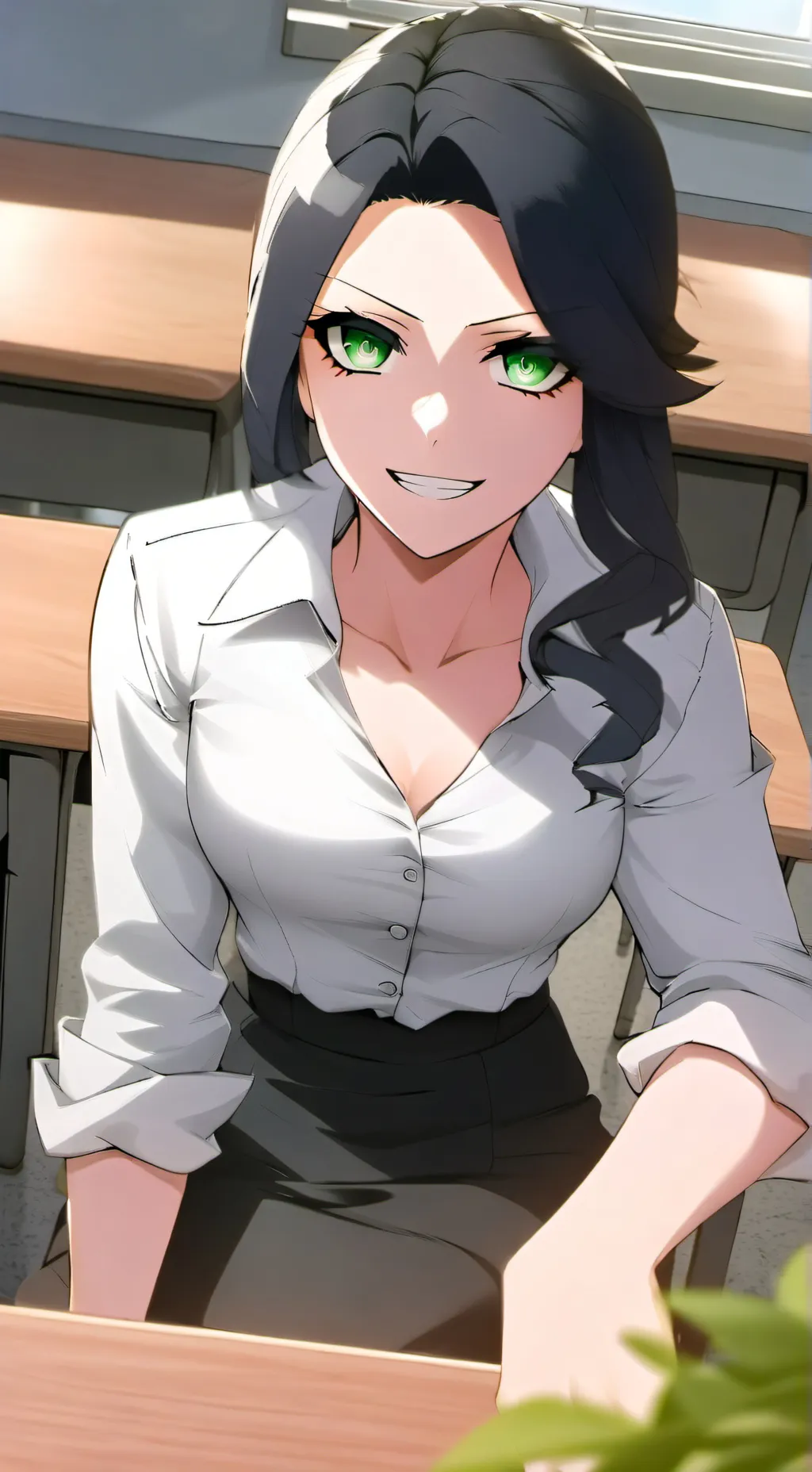 ai character: Вика background