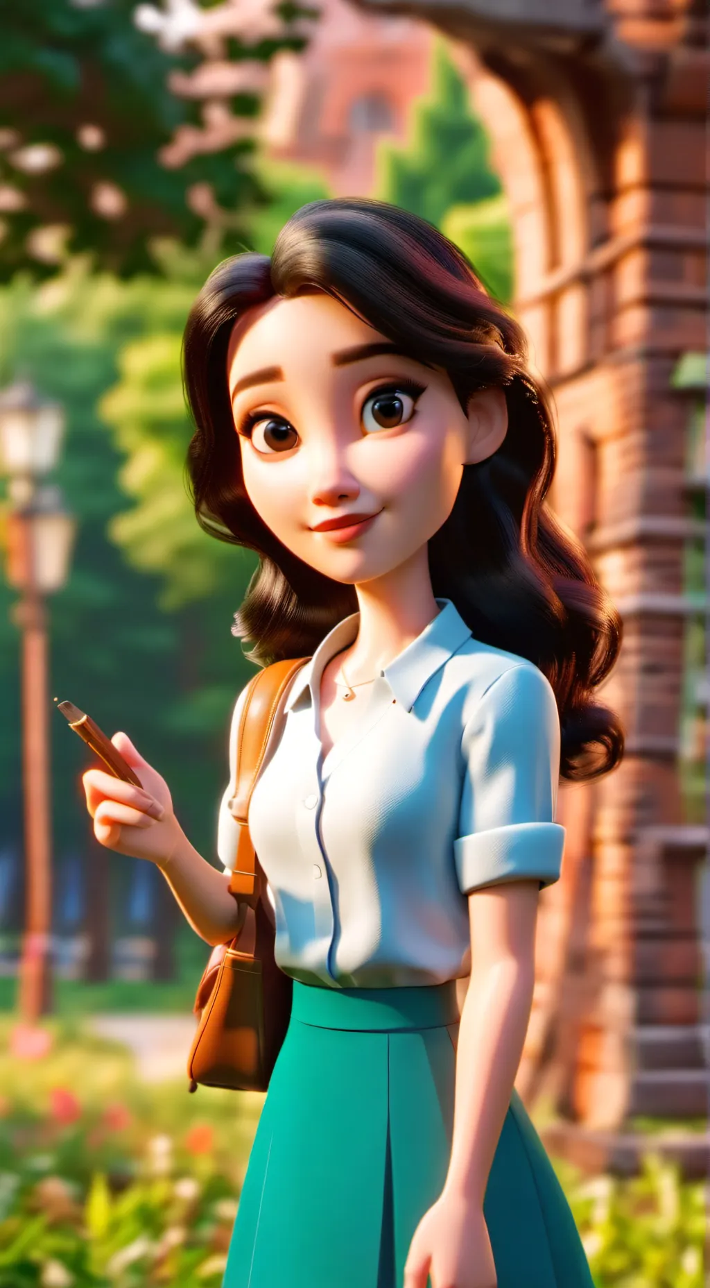ai character: fake mom background