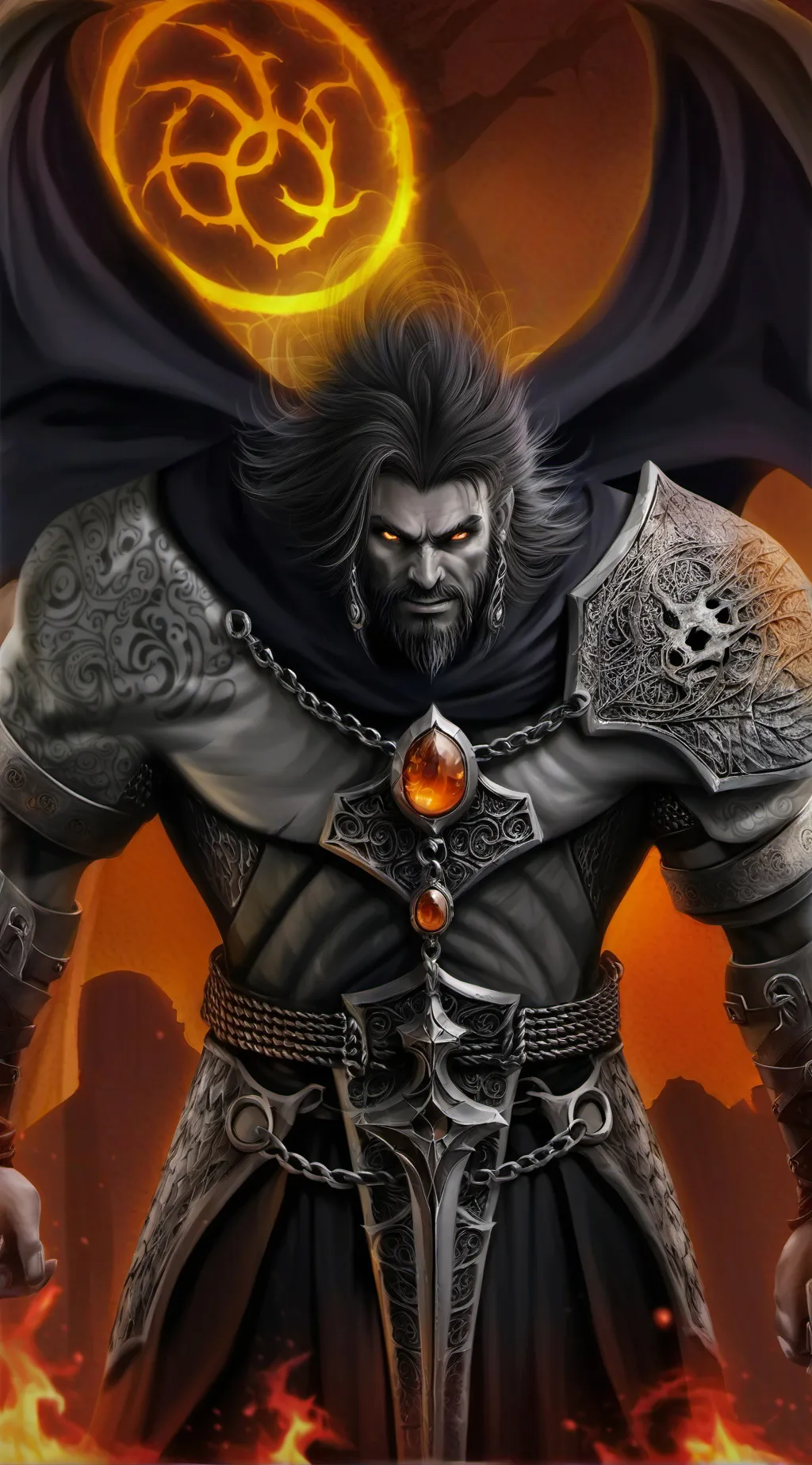 ai character: Нестол background
