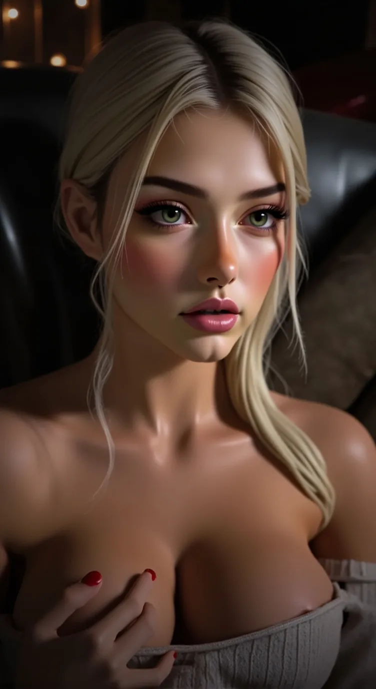 ai character: Amber background