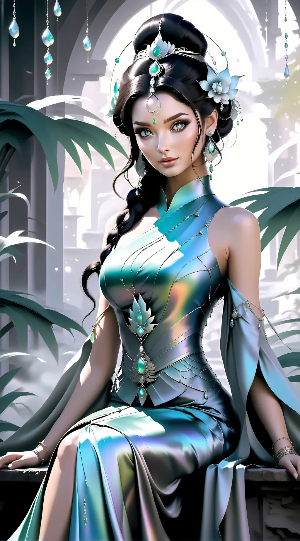 ai character: Азида background