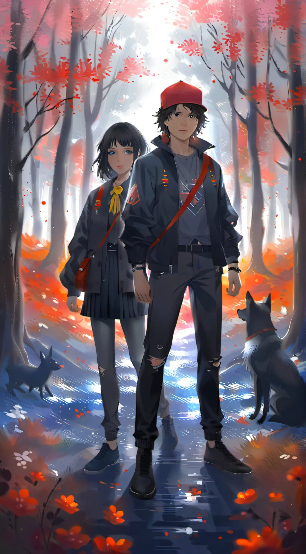 ai character: Stranger things  background