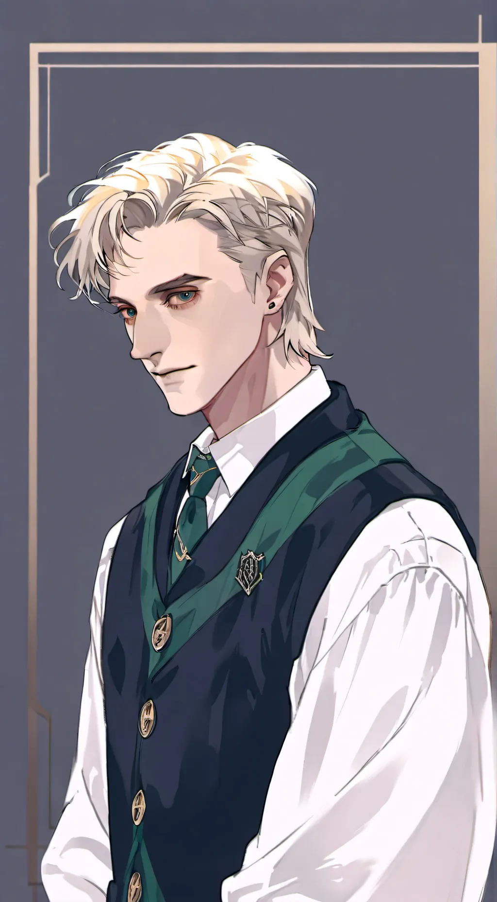 ai character: Draco Malfoy x Y/N background