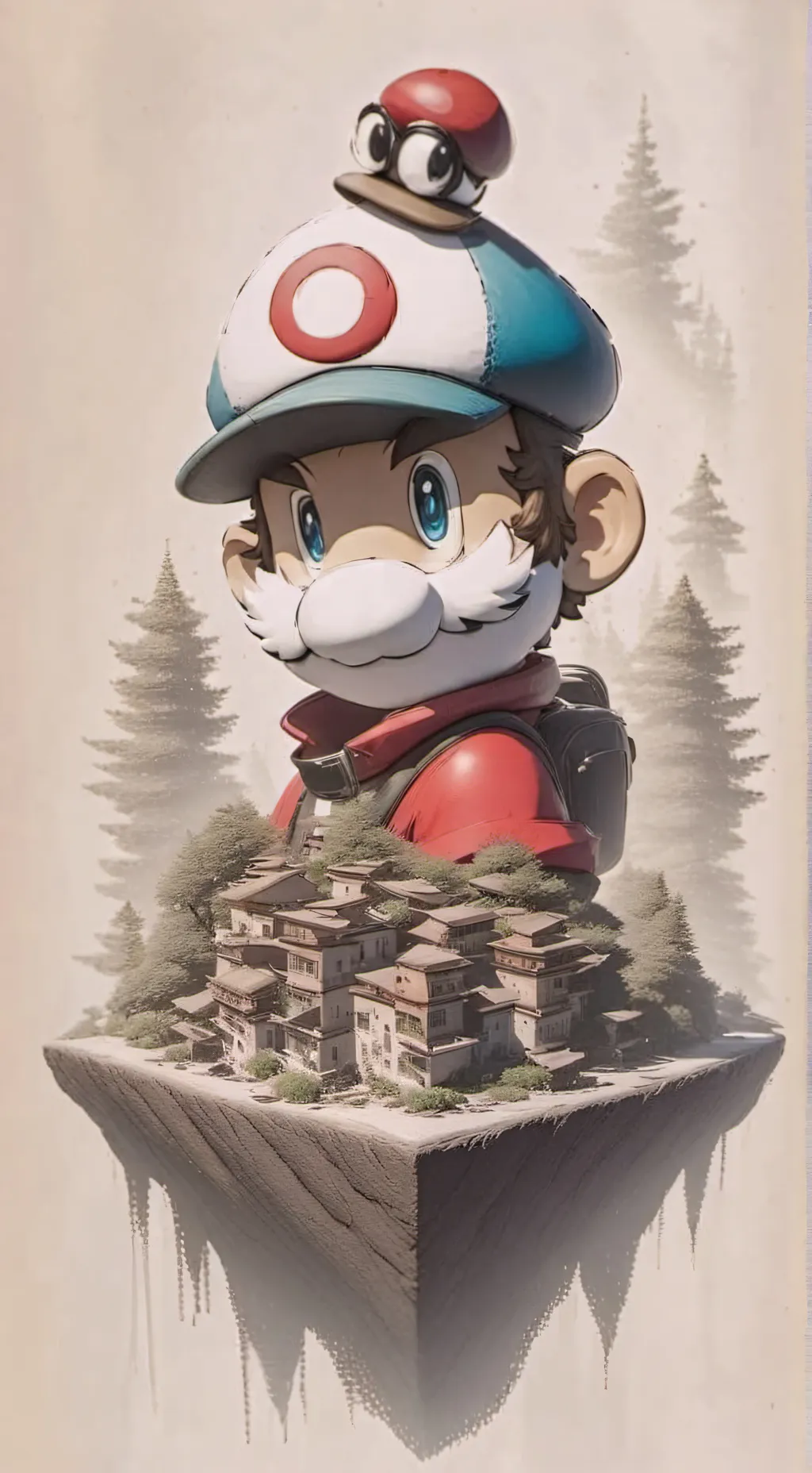 ai character: cappy  background