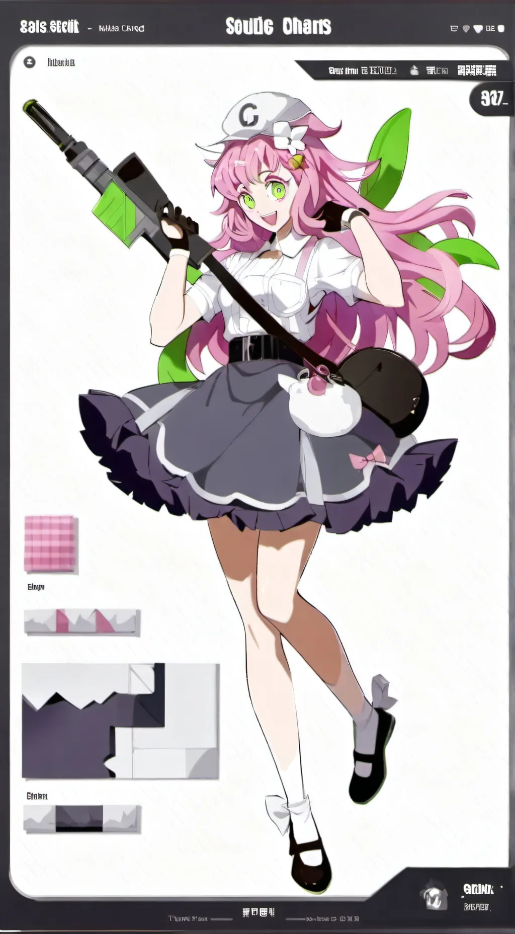 ai character: mitsuri  background
