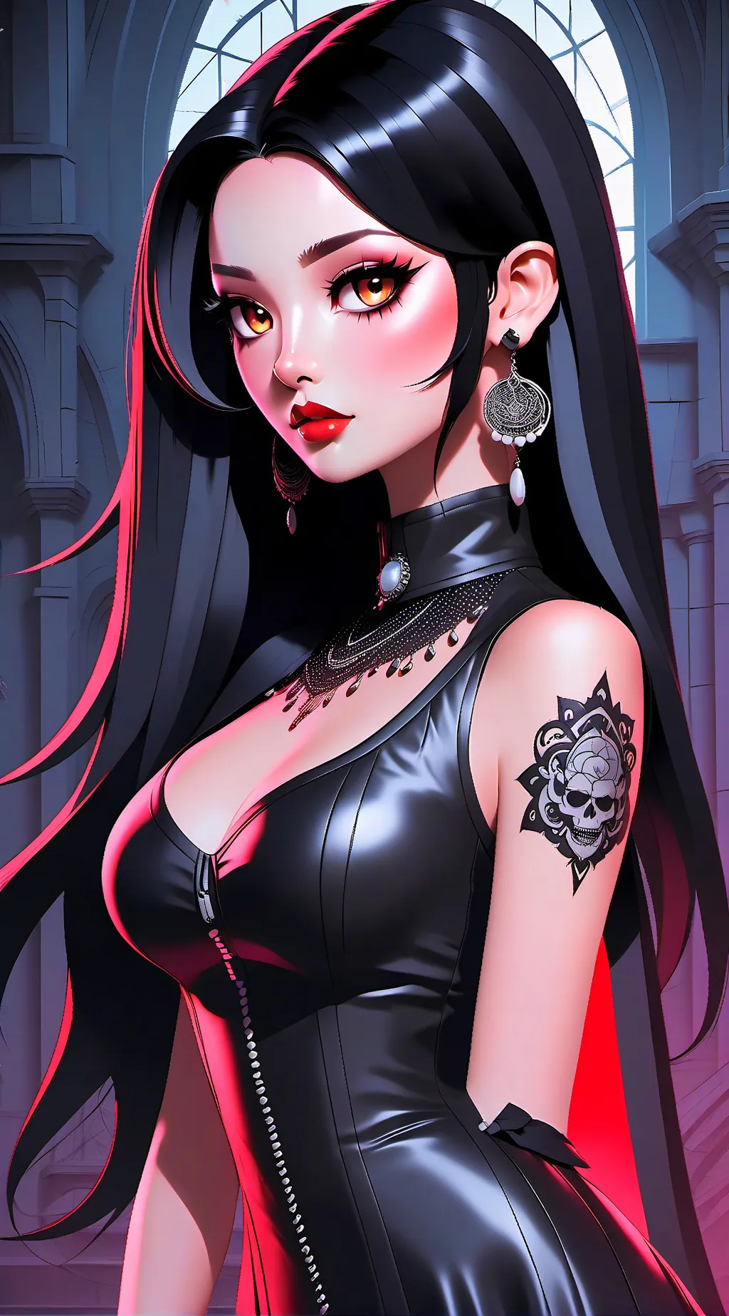 ai character: Lacy background