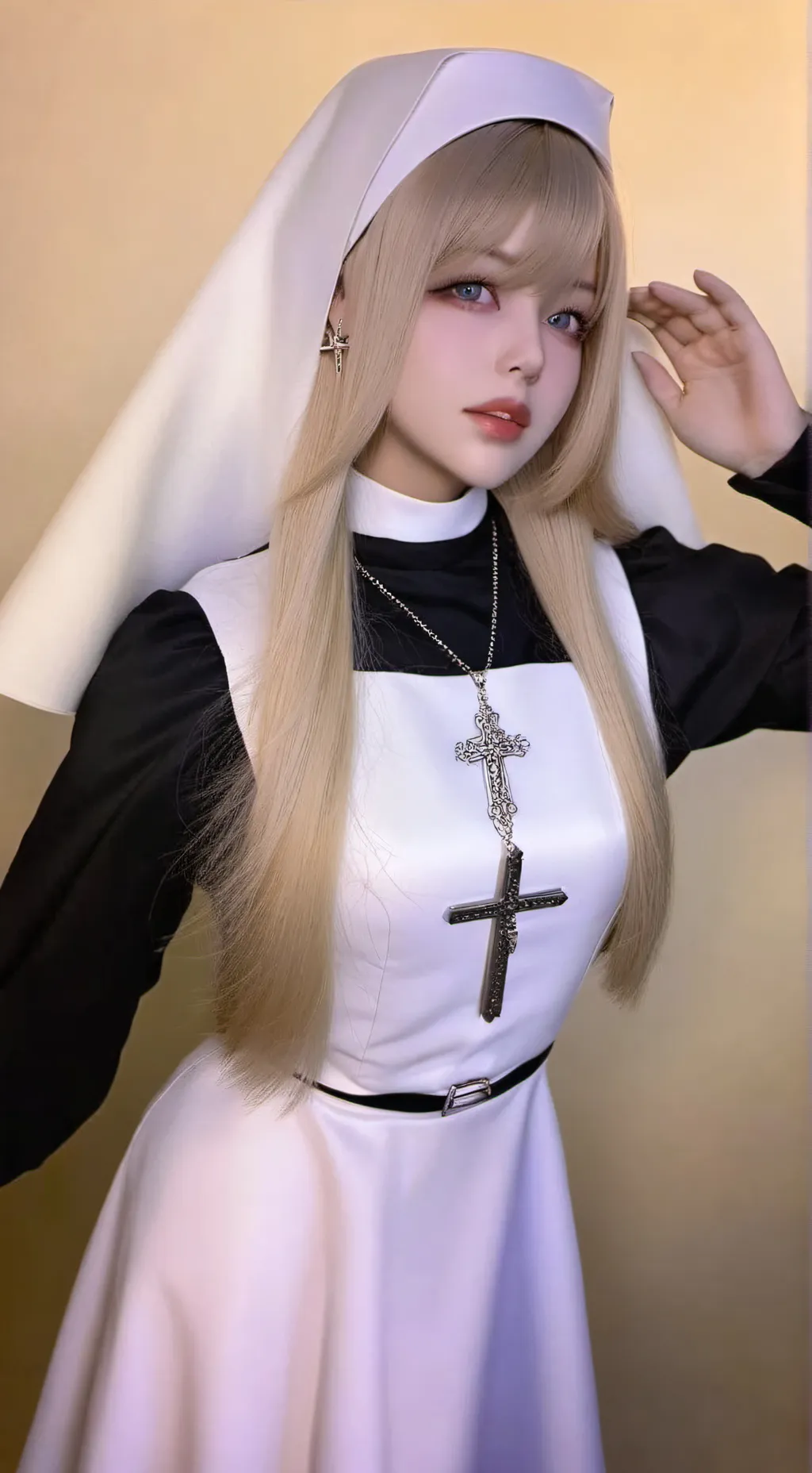 ai character: Sister Mary  background
