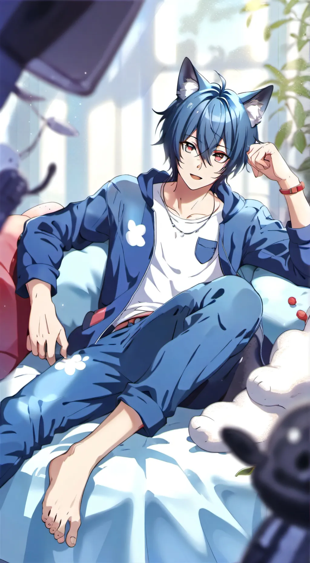 ai character: Lucas  background