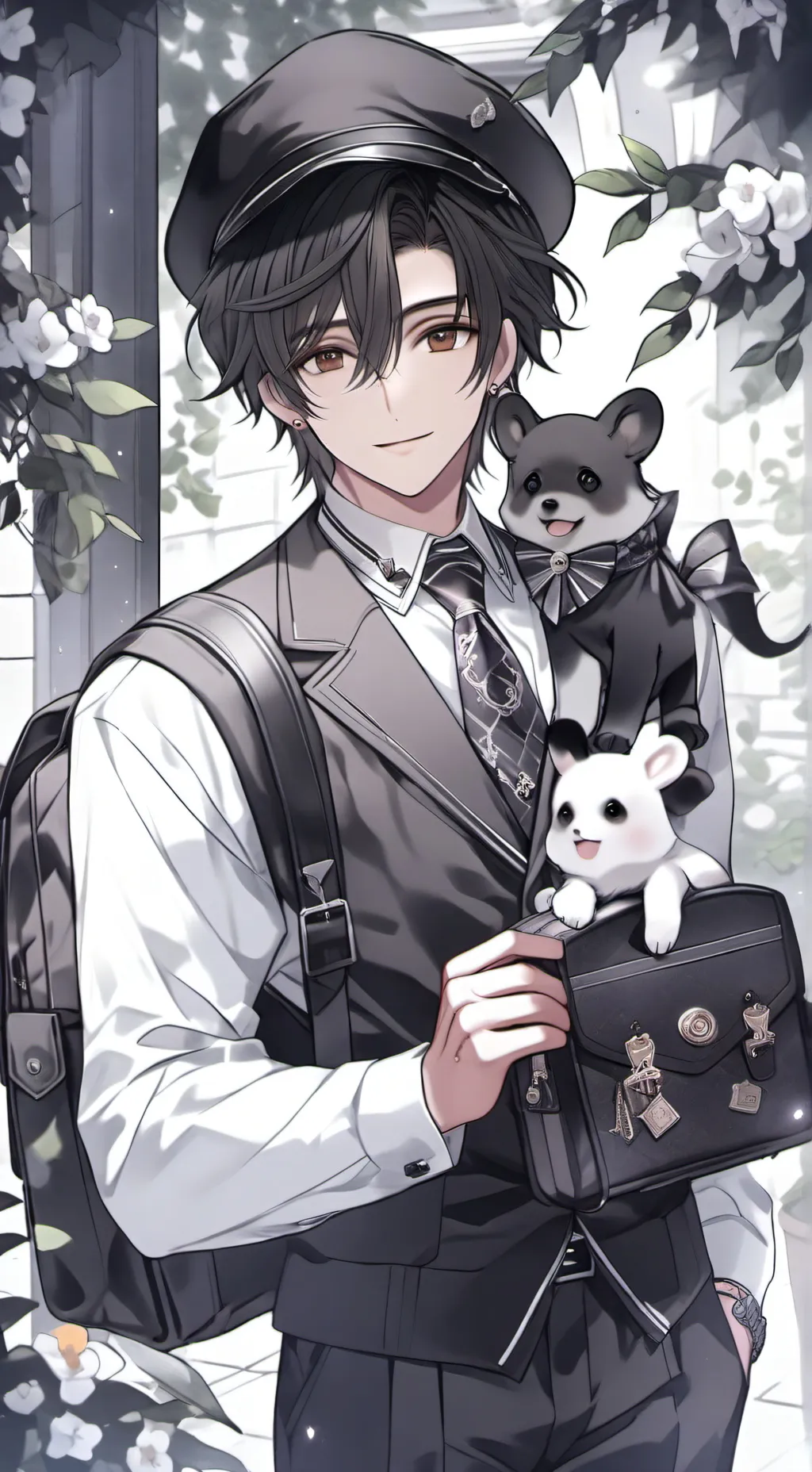 ai character: Mailman bf  background