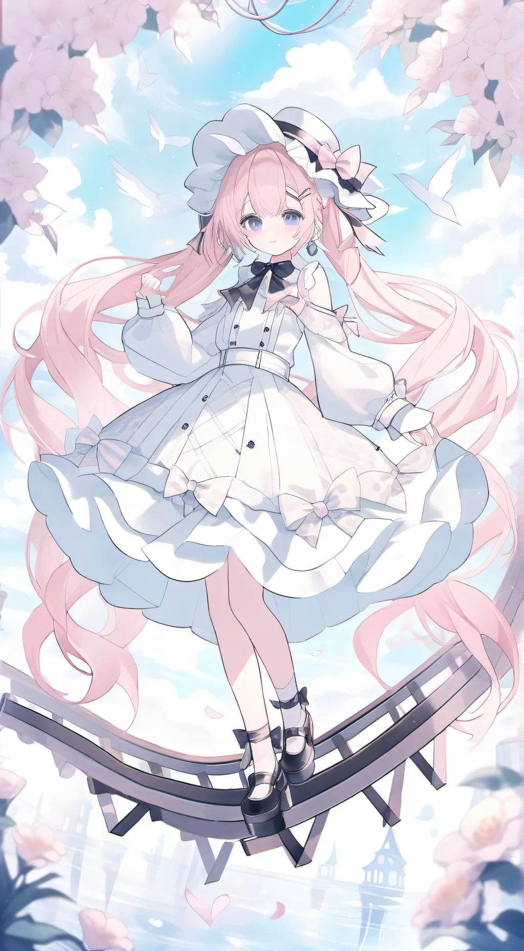 ai character: kny rollercoaster  background