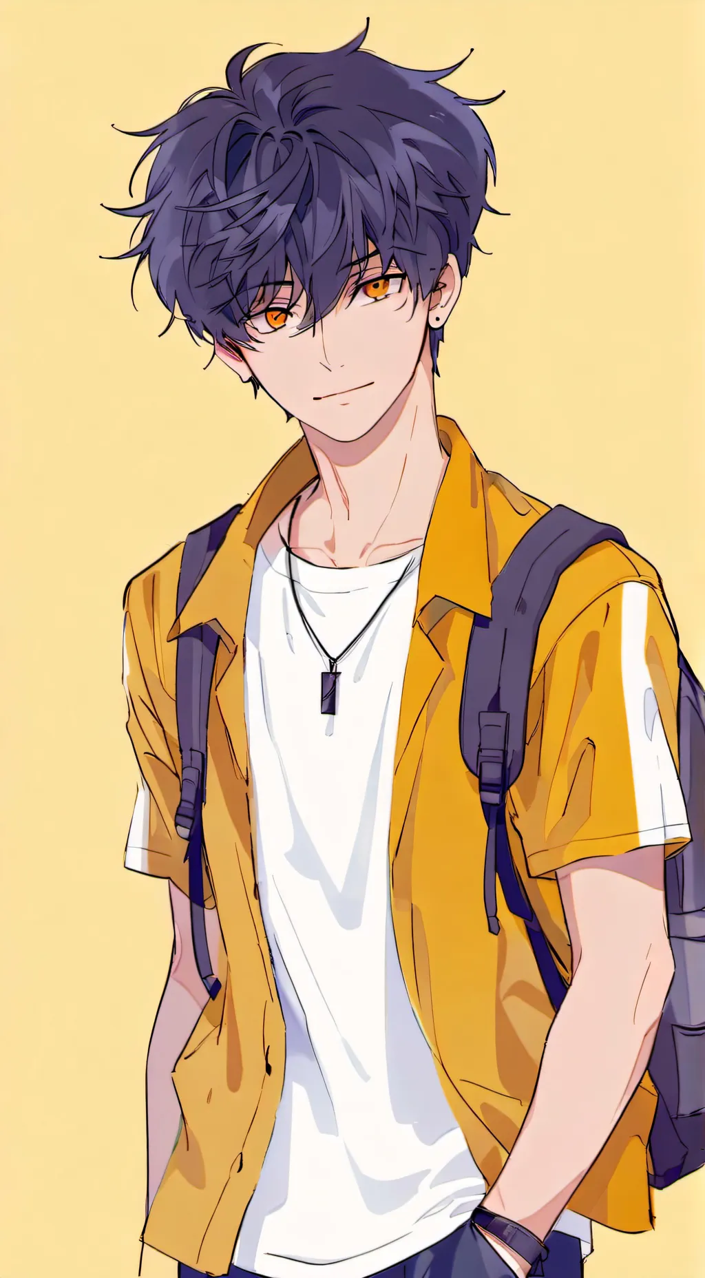 ai character: Oliver  background