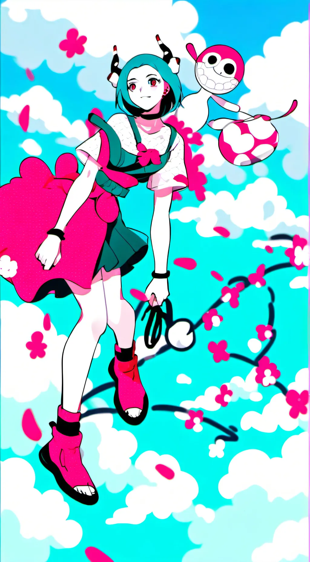 ai character: semihemi background