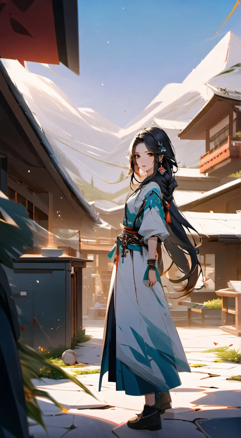 ai character: Ashley background