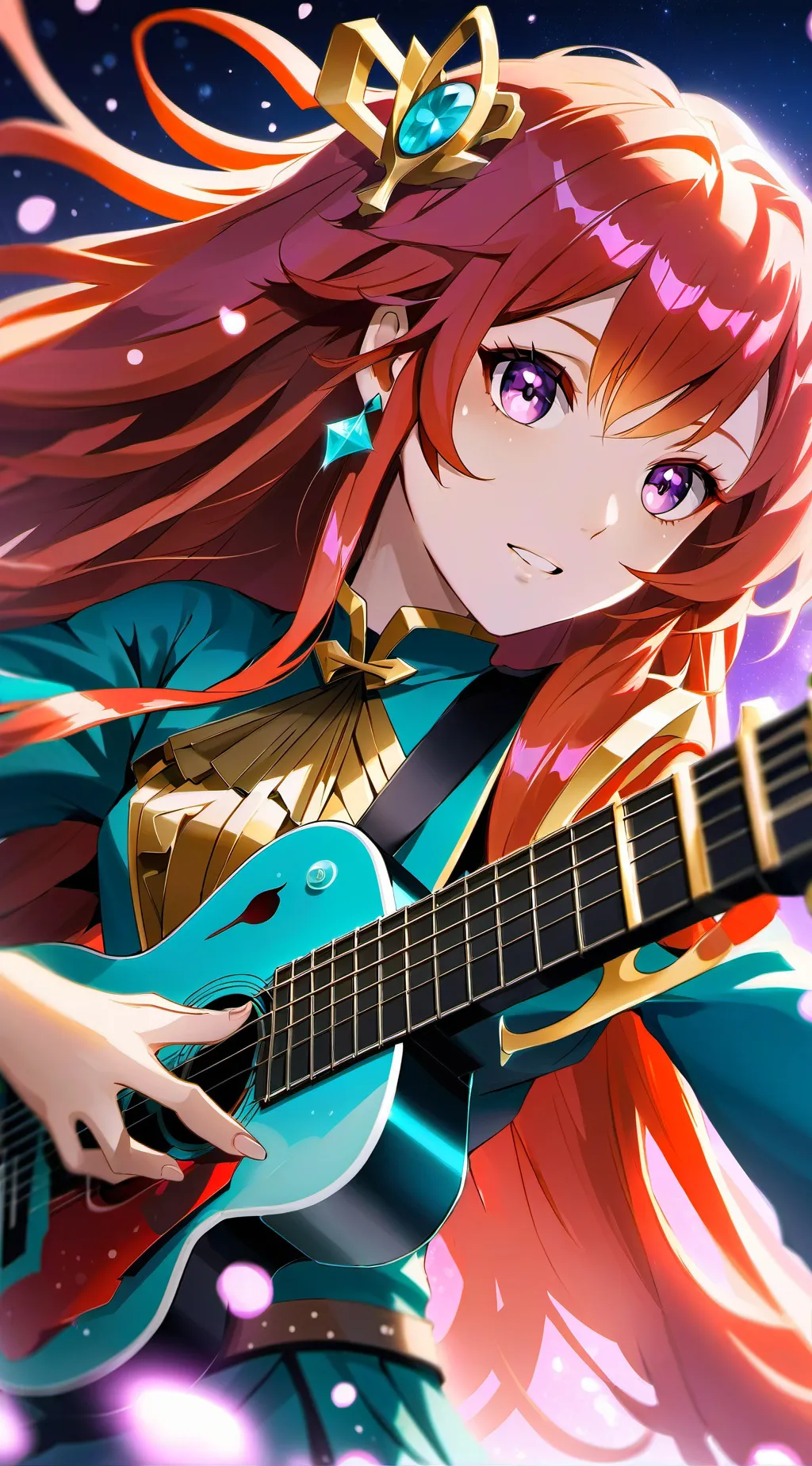 ai character: Luka Megurine background
