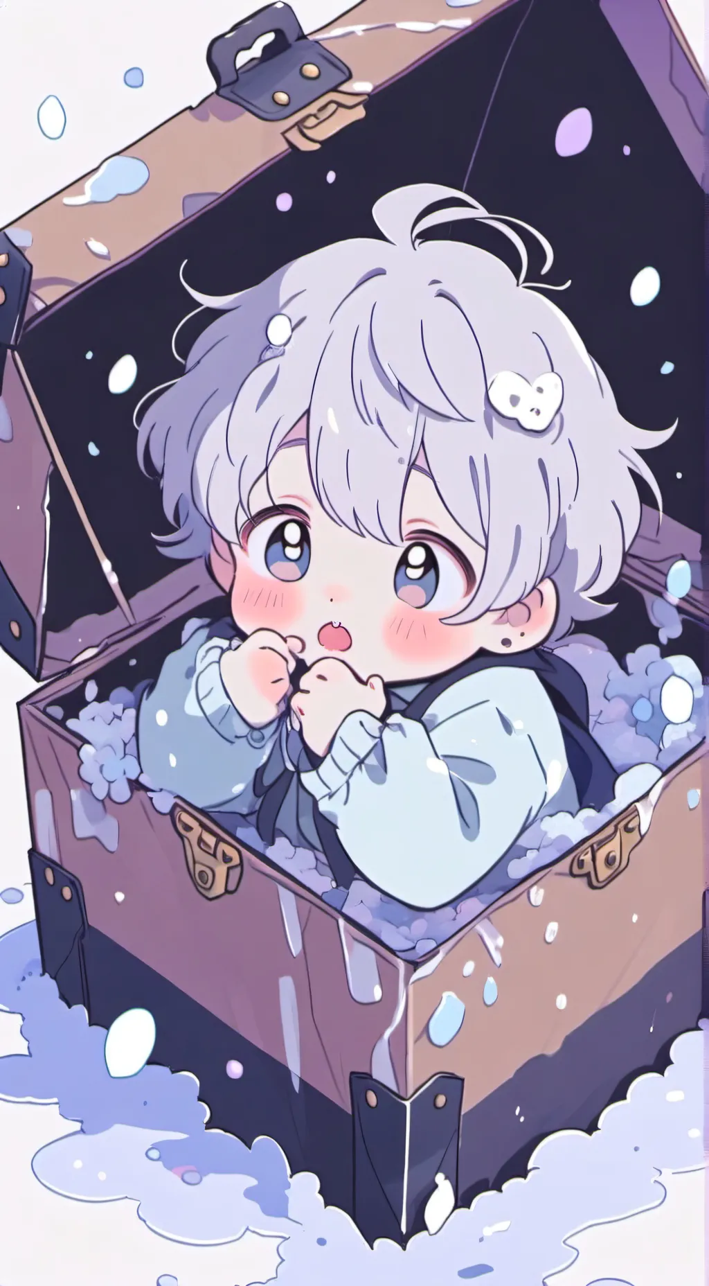 ai character: Lost baby background