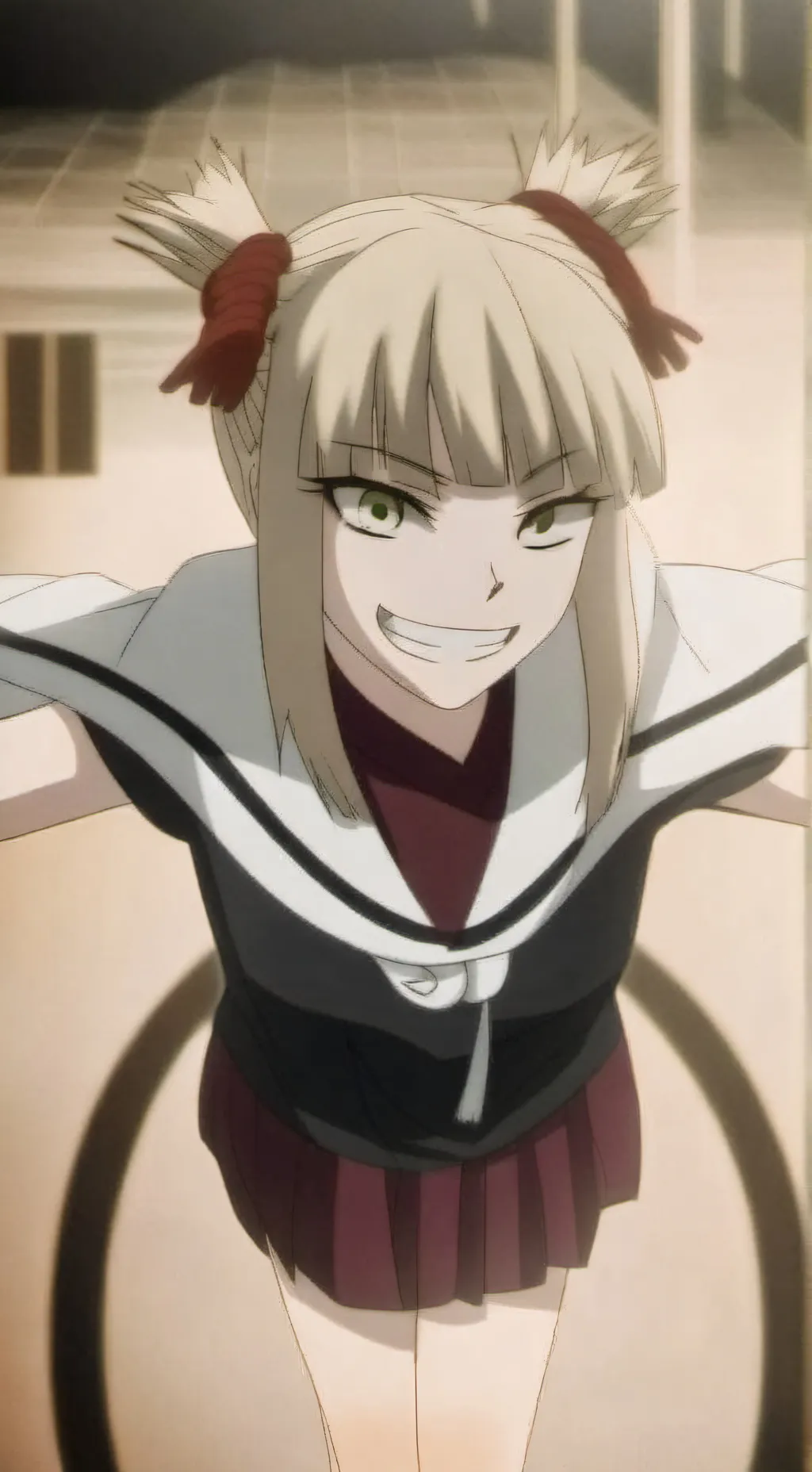 ai character: Toga  background
