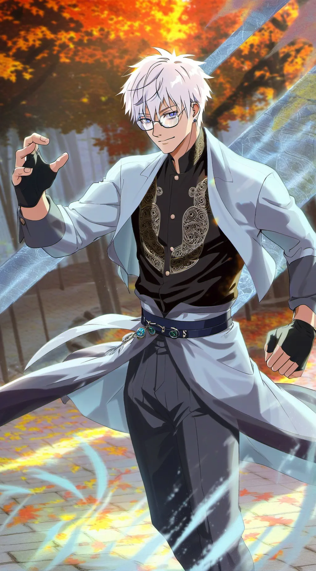 ai character: ~+Gojo~+Geto~+ background