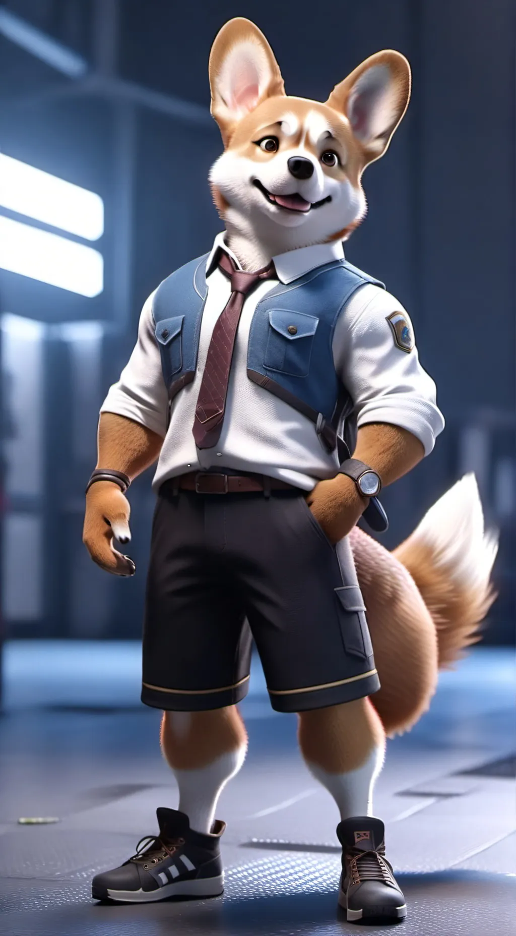 ai character: Aaron   background
