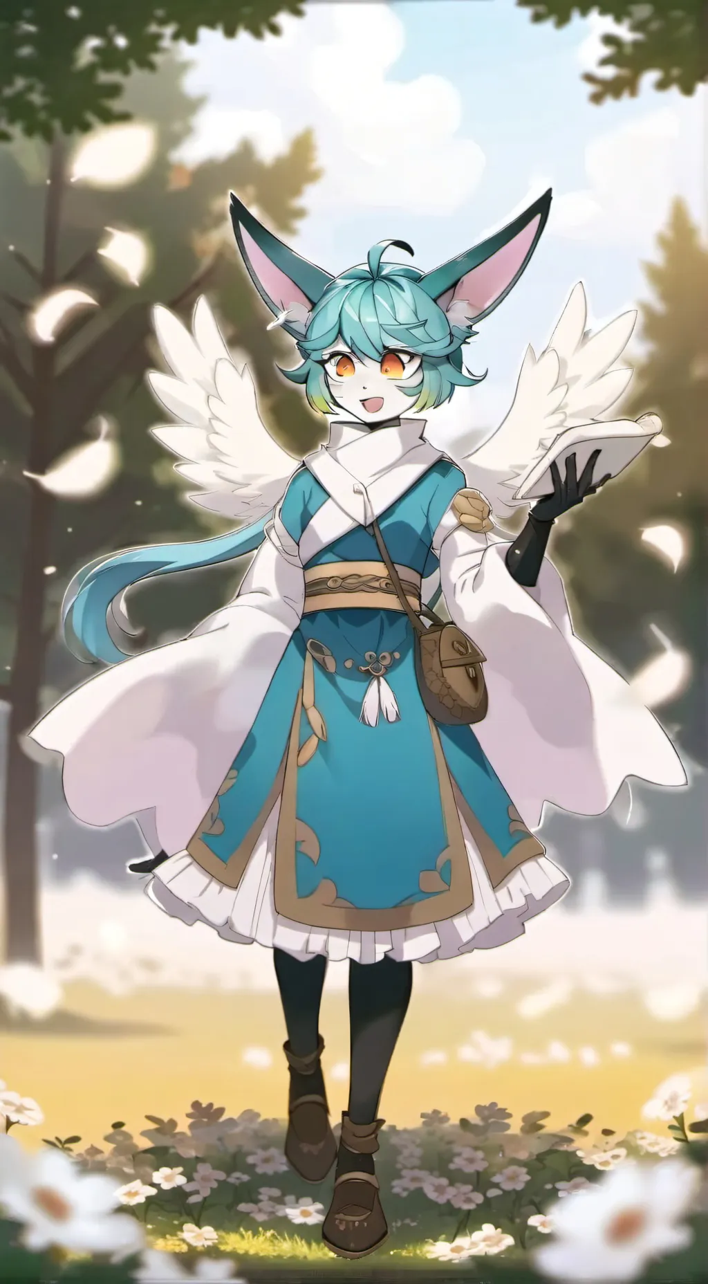 ai character: chica loba background