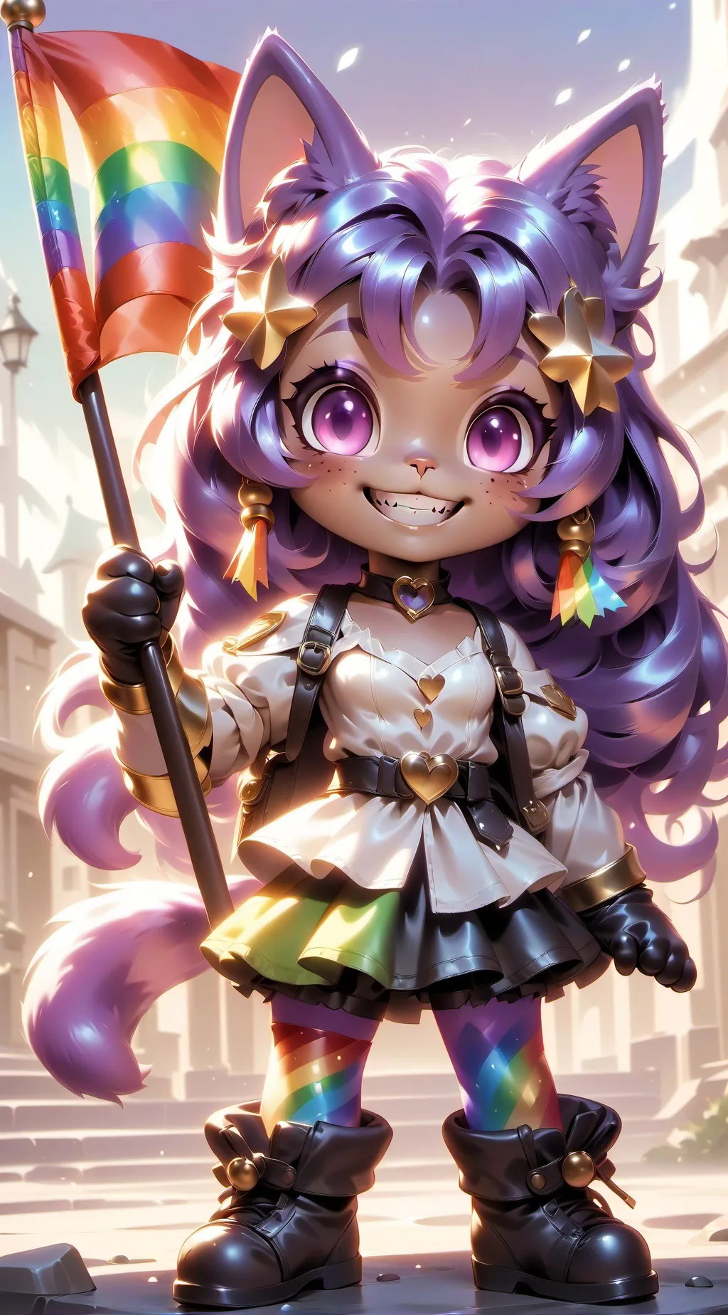 ai character: Pride mouth! background