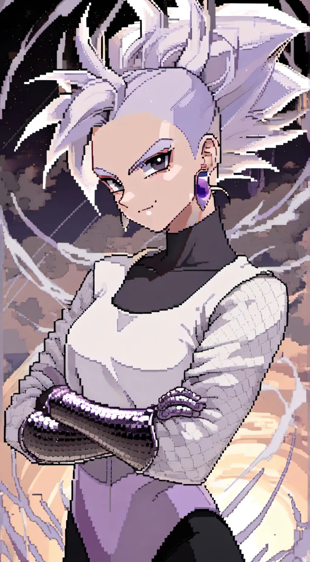 ai character: lucy (saiyan) background