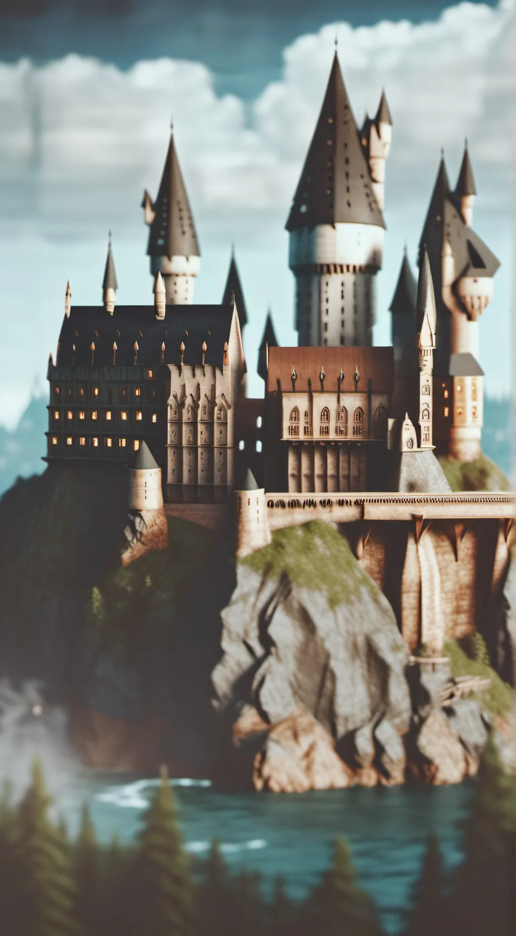 ai character: Drama at Hogwarts background