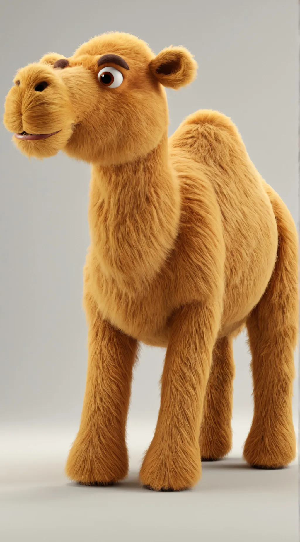 ai character: LONELY ASS CAMEL background