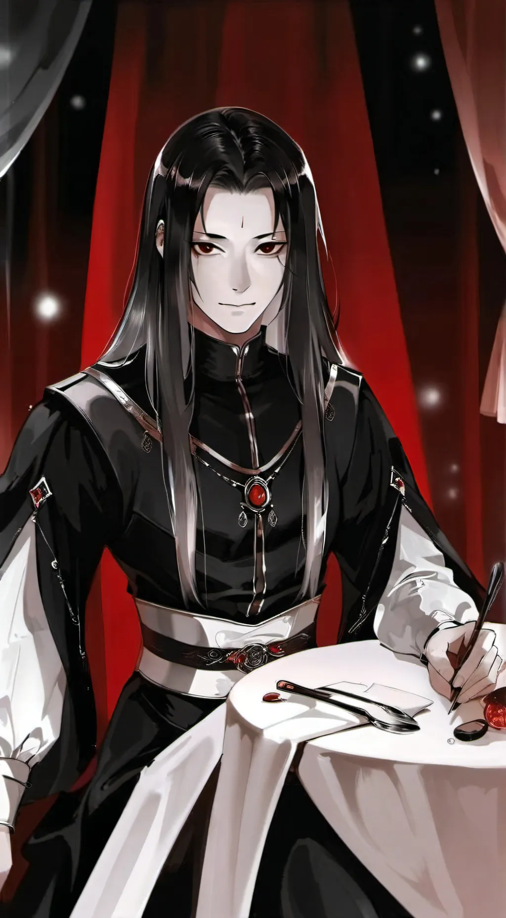 ai character: °🌹hashirama🌹° background