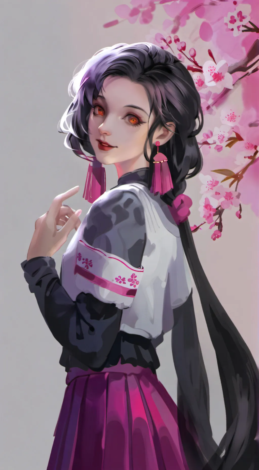 ai character: Rin background