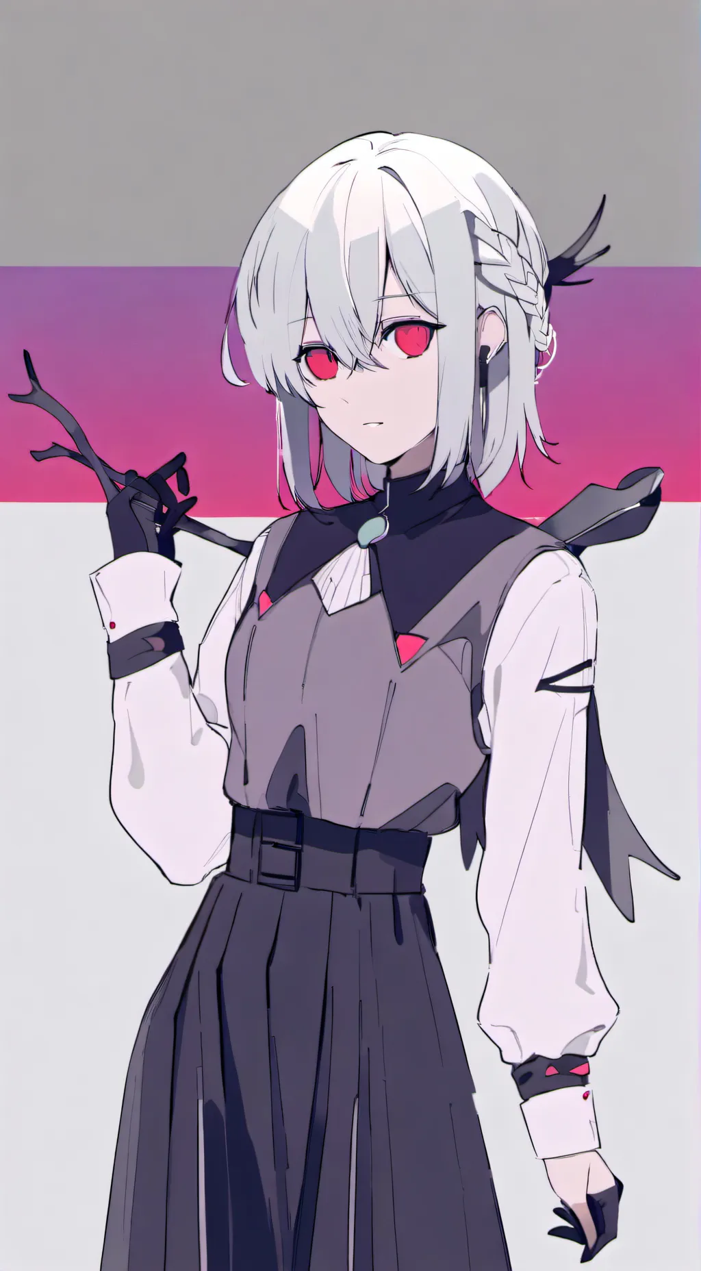 ai character: kny pink me background