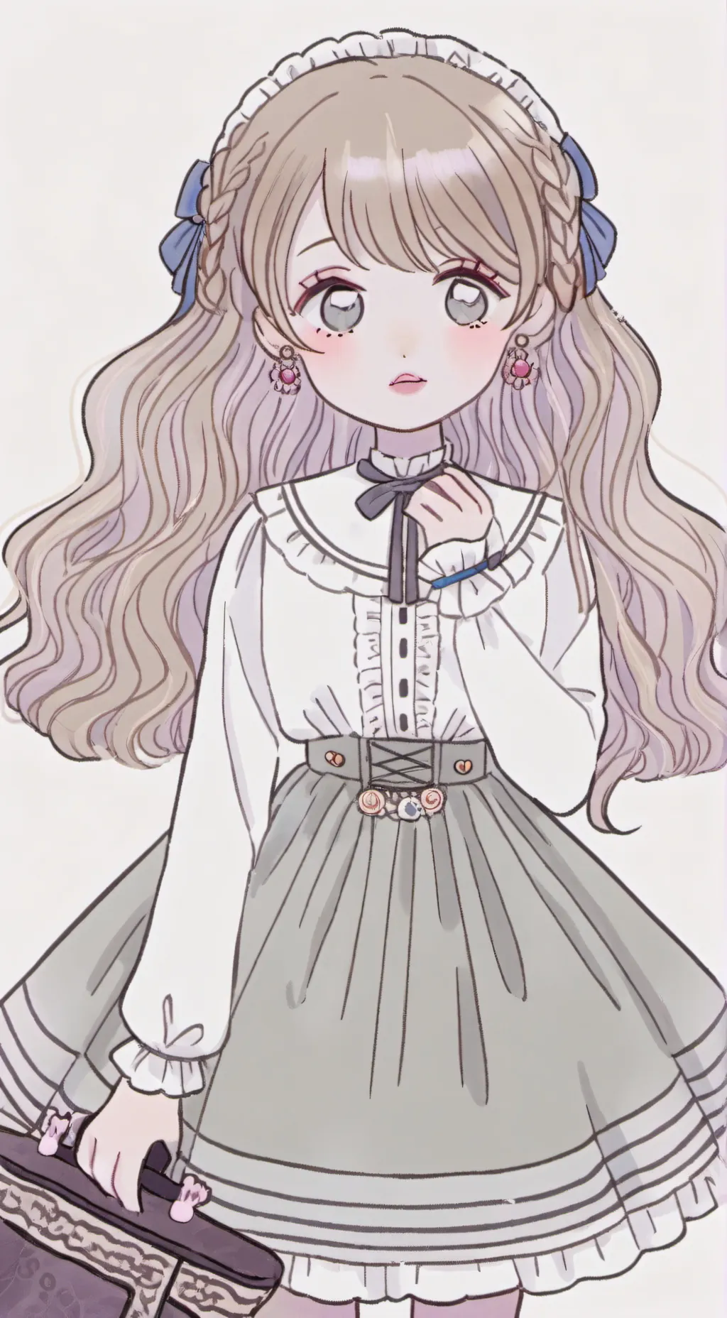 ai character: aninah bey  background