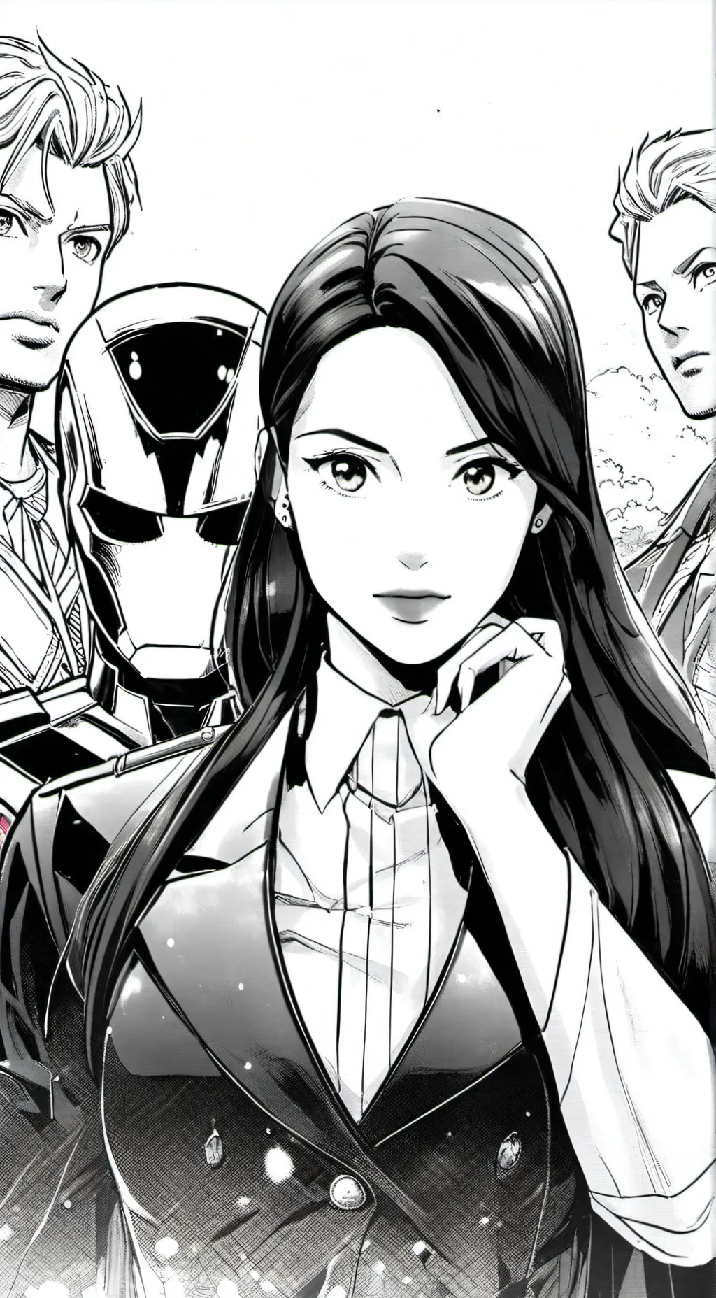 ai character: Avengers 25 background