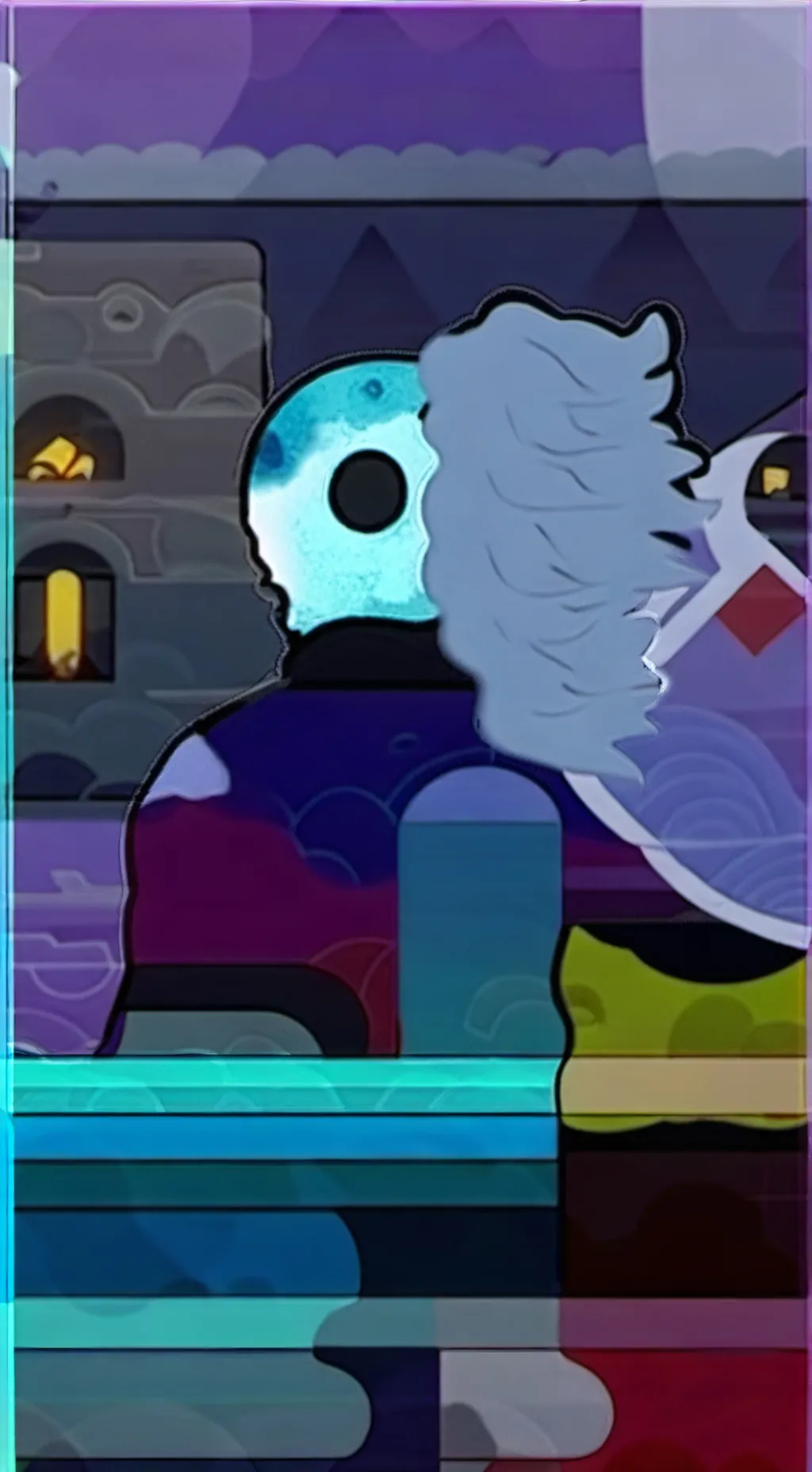 ai character: Astro x dandy sus background
