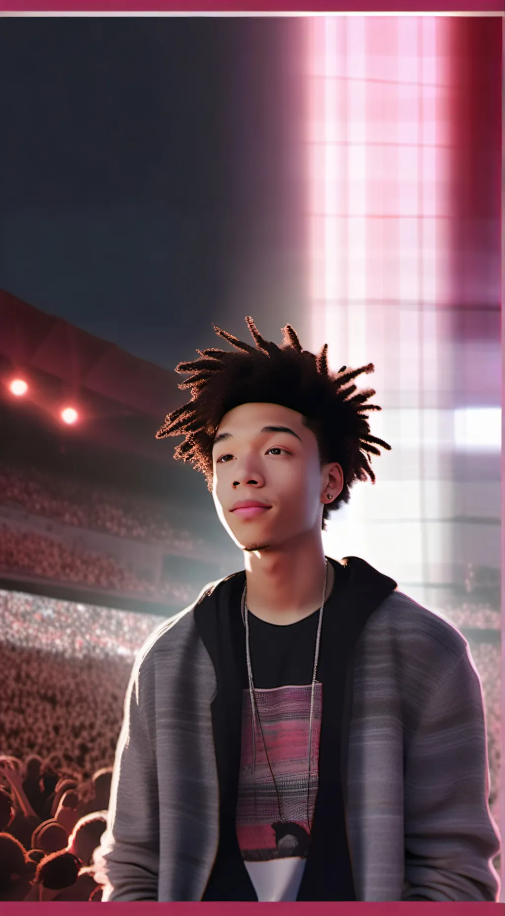 ai character: yo favorite rapper background