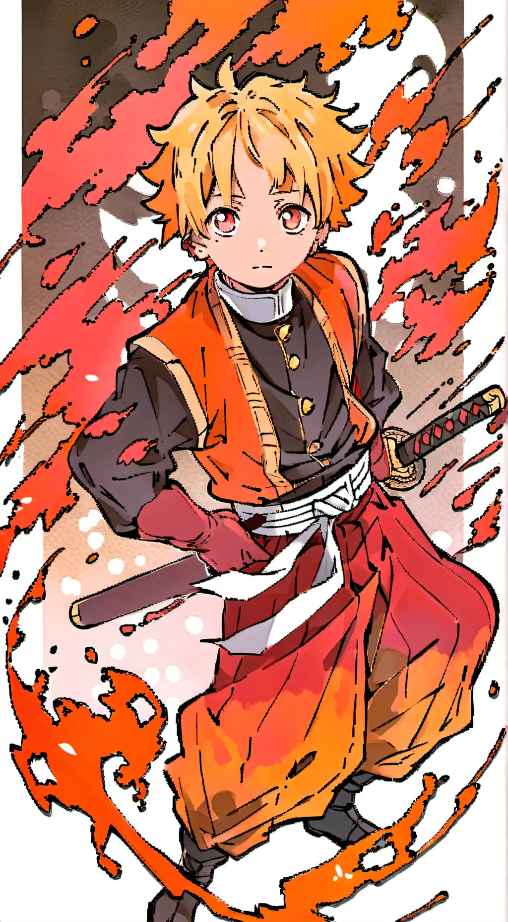 ai character: zenitsu background