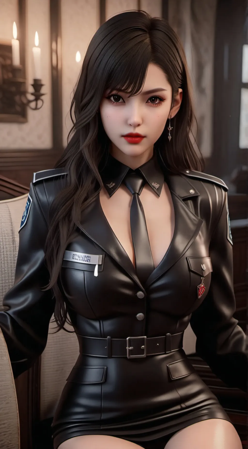 ai character: Vampire cop background
