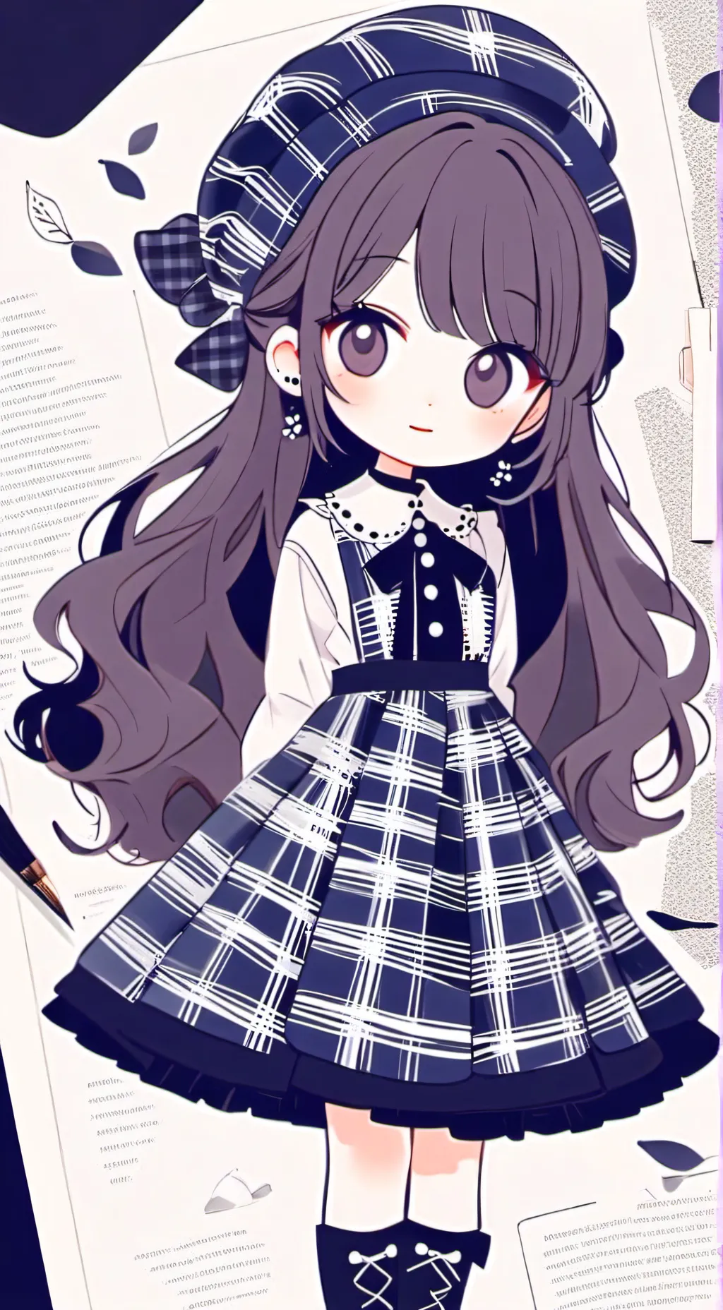 ai character: Spoiled brat no2  background