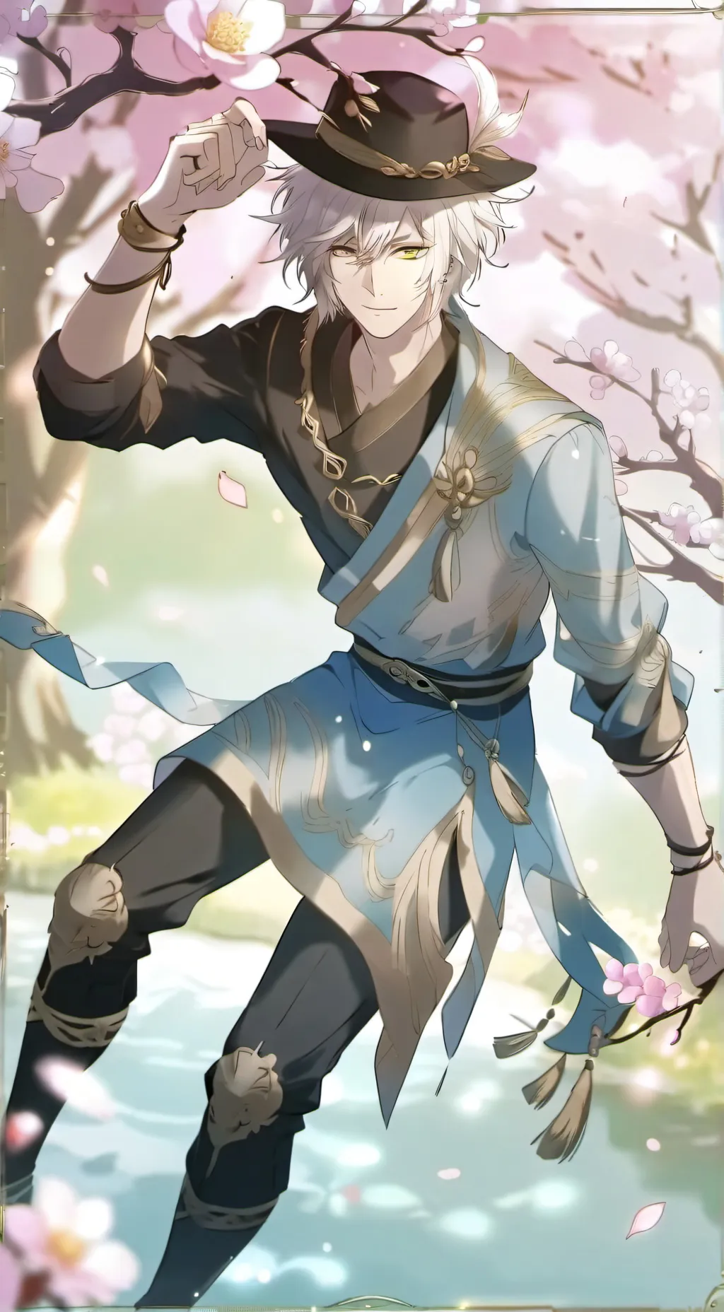 ai character: KNY demon background