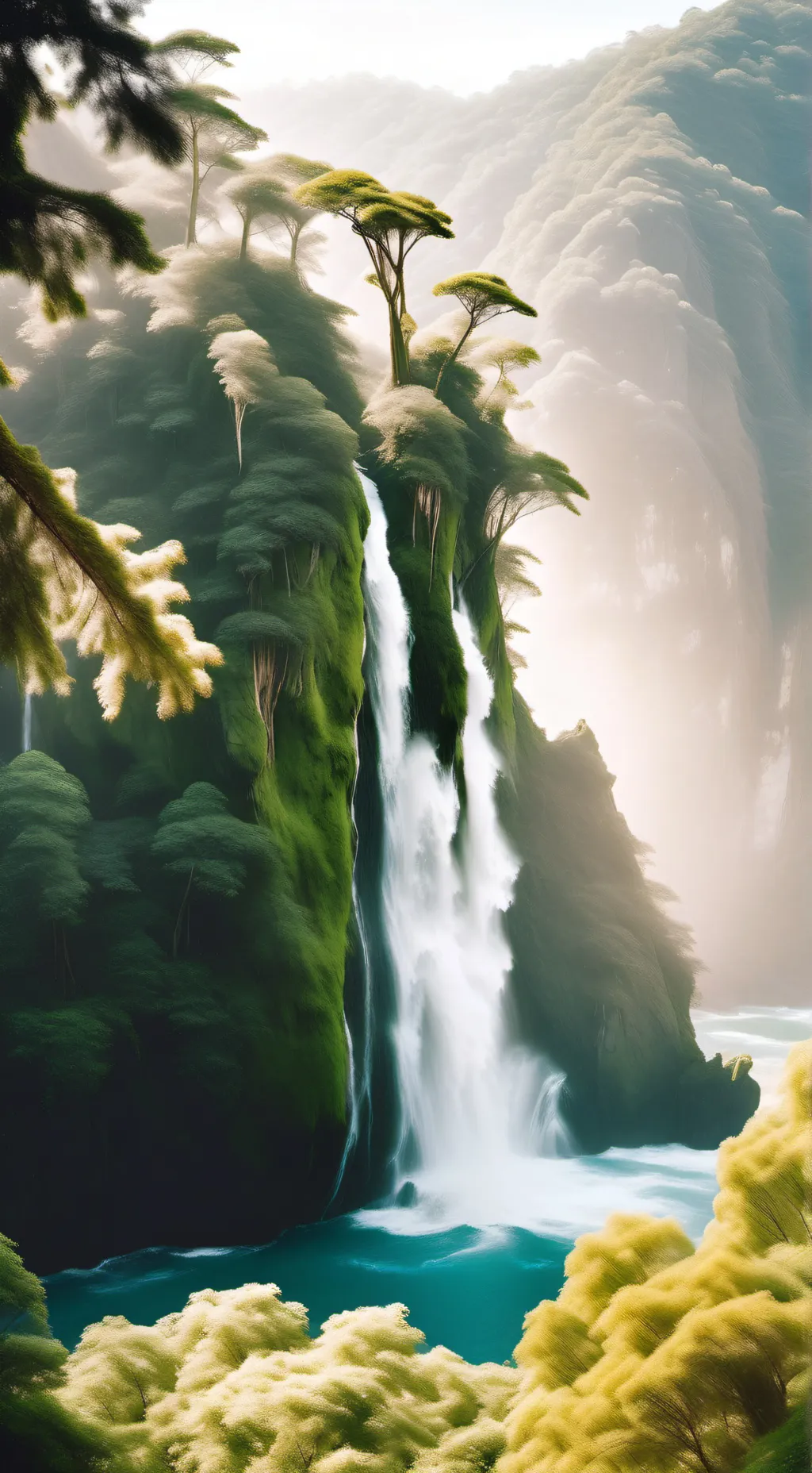 ai character: Jungle walk background