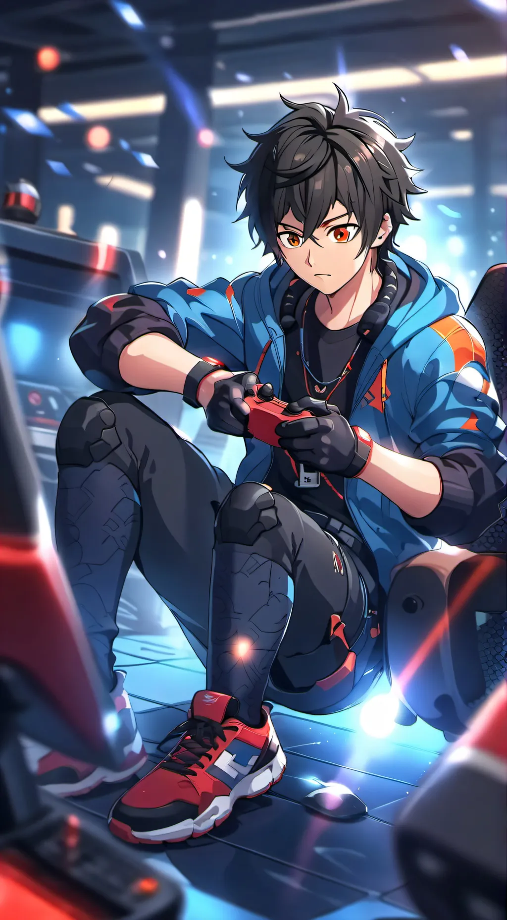 ai character: leo background