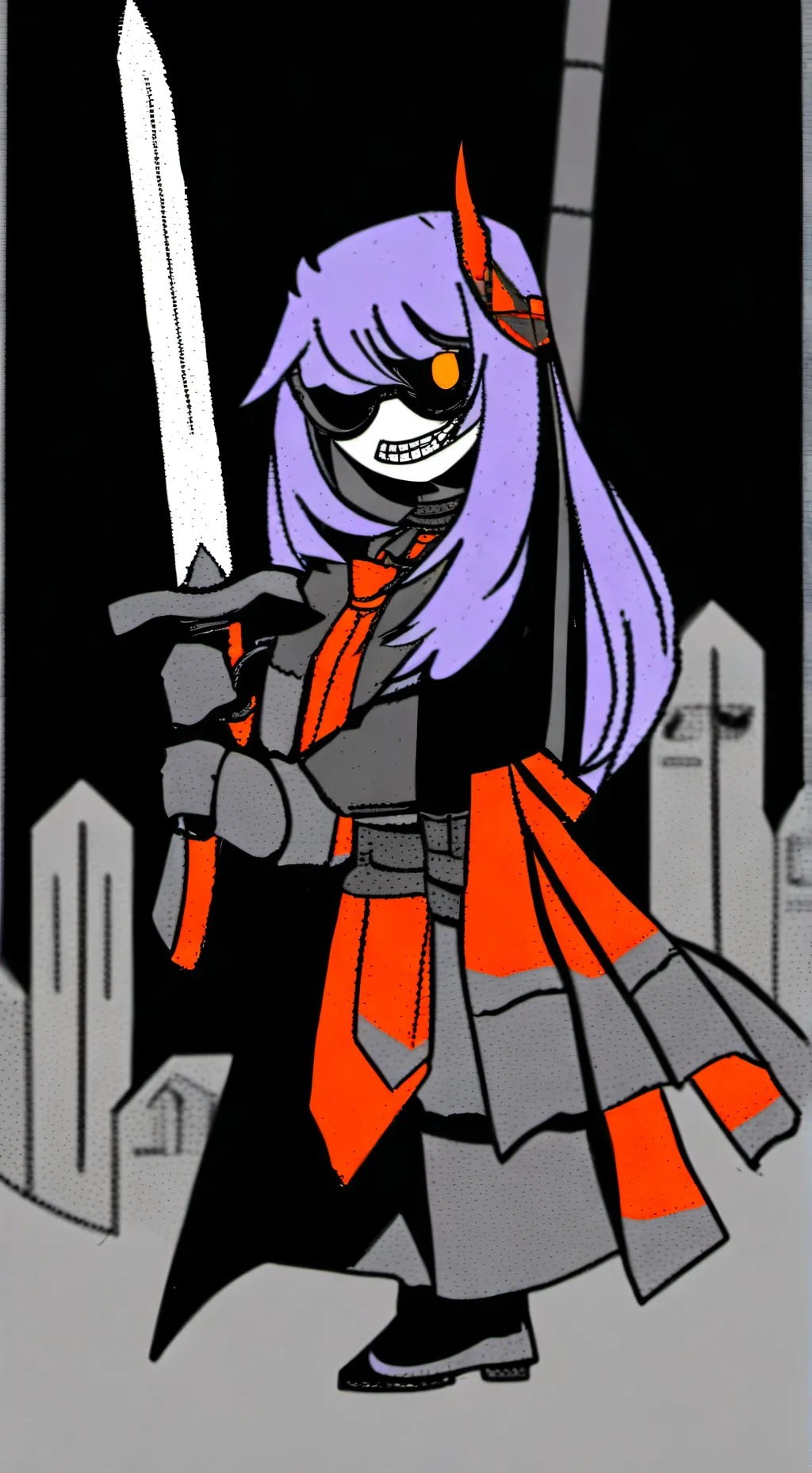 ai character: D(My oc) background