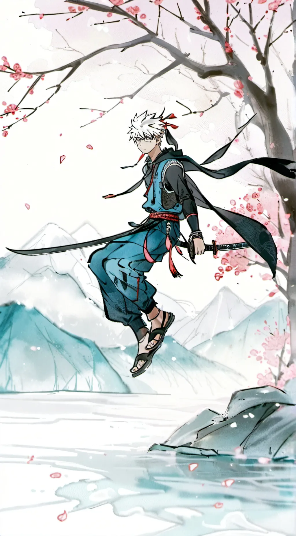ai character: kakashi:3  background