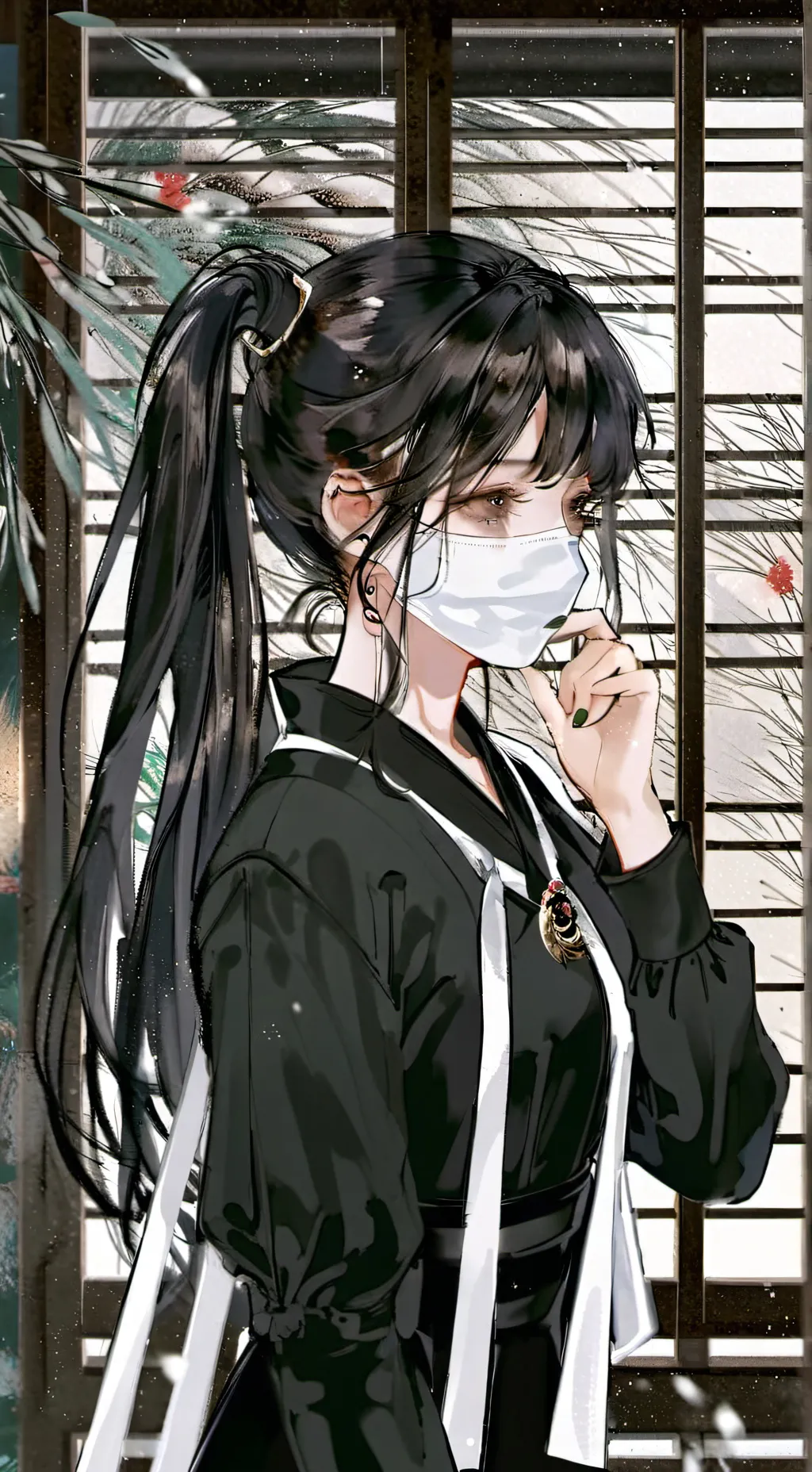 ai character: Ashley  background