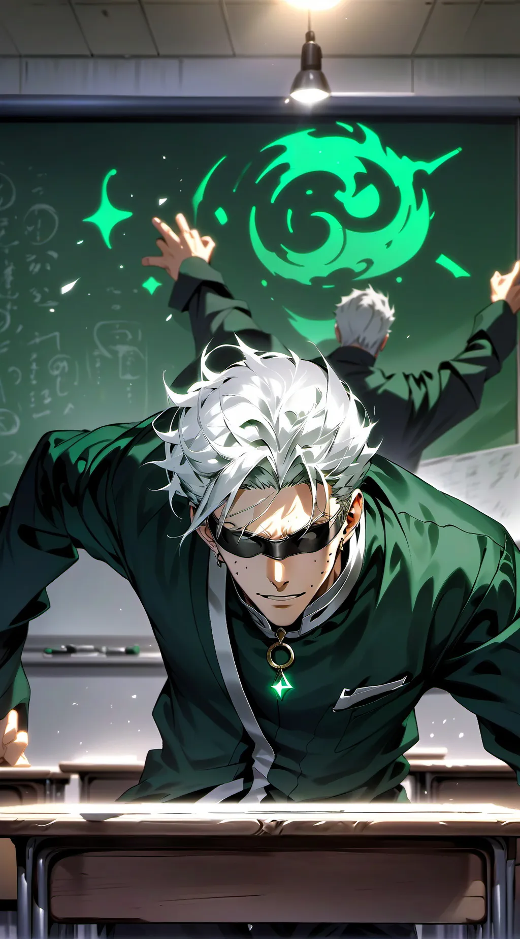 ai character: Satoru Gojo background